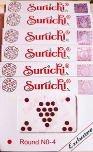 PrishaCreationStore Beautiful Maroon 6 Suruchi Bindi Set For Women 4 Size Women and Girls Maroon Bindis