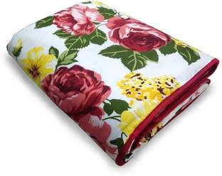 SECREATIONS Floral Single Dohar for  Heavy Winter