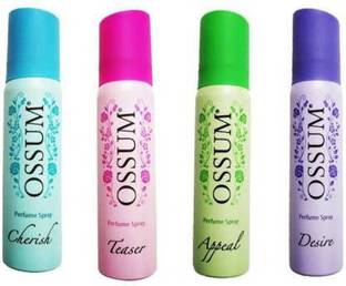 OSSUM mini perfume spray pack of 4 (25 ml X 4) Pocket Perfume  -  For Women