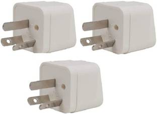 mute Electrical Travel Adapter Compatible India To Australia,New Zealand,China & More Type I Adapter Pack Of 3 Three Pin Plug