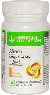 HERBALIFE Afresh Energy Drink Mix Energy Drink (50 g, Peach Flavored) Energy Drink