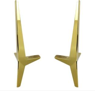 wckart Furniture Legs Metal, Golden 15cm (18 inchinch) Cabinet Legs, Coffee Table Leg Sofa Legs