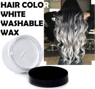 MYEONG Strong Hold And Volume For Highlights Hair Fashion Styling Colour Wax White , White