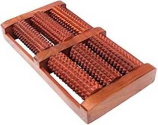 APEROL DESIGN Foot Massager Acupressure and Pain Relief 6 Roller Foot Massager (Brown) Massager