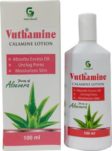 GREEN DERMA Vuthamine Calamine Lotion - Unclog Pores And Moisturizes Skin