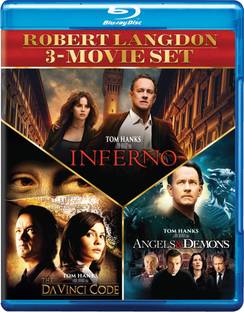 Robert Langdon 3-Movies Collection: Inferno + The Da Vinci Code + Angels & Demons (3-Disc Set) (Region B & C)