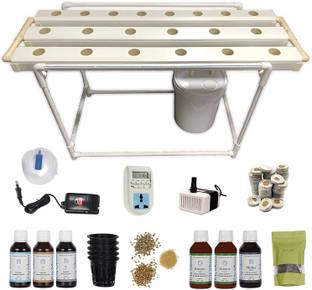 CityGreens NFT Hydroponic System - Outdoor NFT Kit - 20 Plant Container Set