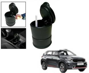 Etradezone Car Interior Black Ash Tray Black Plastic Ashtray