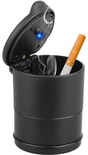 Etradezone Black Plastic Ashtray