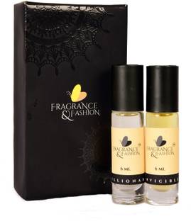Fragrance & Fashion French Collection Gold Combo Pack of 2 Of 6 Ml Each Herbal Attar