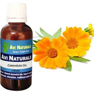 AVI NATURALS Calendula Oil, 100% Pure, Natural & Undiluted