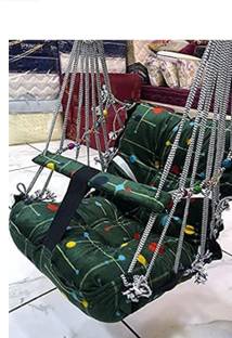 Maa sharda Cotton Swing Chair Folding 1-7 Years with Belt,Swing multicolored (1 free Toy ) Swings