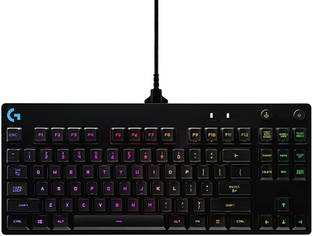 Logitech G Pro / Mechanical, Tenkeyless design, LIGHTSYNC RGB Backlit Keys Wired USB Standard Gaming Keyboard Compatible with Desktop, Laptop, Mac G Pro / Mechanical, Tenkeyless design, LIGHTSYNC RGB Backlit Keys