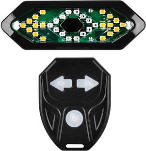 PEDFIT Direction Indicator Wireless Turning Signal USB Rechargeable Remote Control LED Rear Break Light