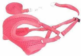 DogTrust Vest Harness Training Collar for Small Puppy/Kitten(Pink) Plastic Soft Toy For Cat