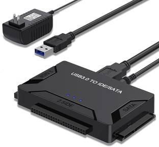 microware SATA/IDE to USB 3.0 Adapter,Hard Drive Reader for Universal 2.5 3.5-Inch USB Adapter