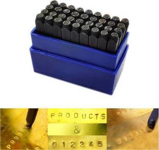 Digital Craft Number Punch Set 5/16" - (8 mm) Hardened Steel/Metal