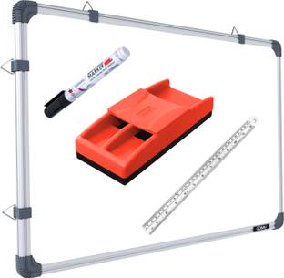 GOSHU Non Magnetic 3X4 ft. Front Side White Board and Back Side Chalk Board Surface White board
