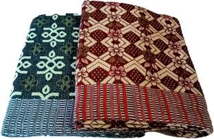 Tex balaji Self Design Double Top Sheet for  AC Room