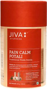 JIVA Pain Calm Potali - Relieves Pain Naturally with Ayurvedic Ingredients - 120 ml Powder - Pack of 1 Powder