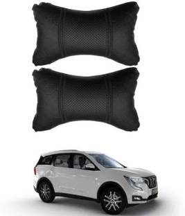 RONISH Black Leatherite Car Pillow Cushion for Mahindra