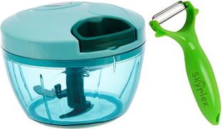 Skyplex Chopper & Peeler Combo, Dori Chopper with Peeler, Slicer, Kitchen Tool Set Combo Vegetable & Fruit Chopper