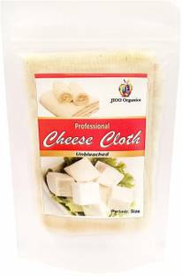 JIO ORGANIC Cheese Cloth,Unbleached Muslin Cloth Collapsible Strainer