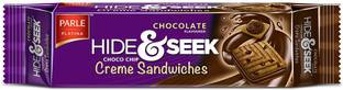 PARLE Hide and Seek Choco Chipes Vanilla Flavoured Cream Sandwich Biscuit