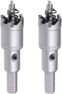 uptodatetools 22mm Carbide Hole Saw Drill Bit TCT Hole Cutter Alloy 2Pcs)