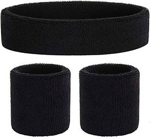 HK Sports Towel Head Band & 2 Wrist Band || Sweat Band || Sports Band || Fitness Band