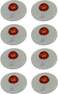 Prop It Up ROUND White Fancy Bulb holder for wall home Plastic Light Socket (B-22) 8 PCS Plastic, Brass Light Socket