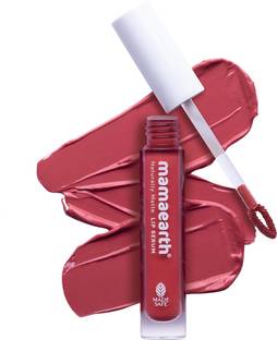 Mamaearth Naturally Matte Lip Serum - Matte Liquid Lipstick with Vitamin C & E For Upto 12 Hour Long Stay - Candylicious Nude