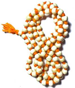 Janki Retails 100 % Original Tulsi Mala 108 + 1 Beads Rosary Mala / Japa Mala Wood Chain