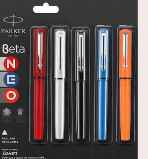 PARKER Beta Neo (Combo of 5 pen) Ball Pen