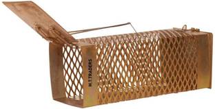 M T TRADERS Rat Trap cage mechanism of this mouse trapper is secure and escape proof catcher Live Trap