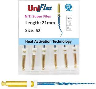 Uniflex NiTi Rotary Files S2 21mm (heat activation technology)White Surgical Plier