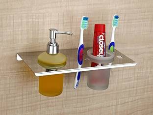 Ferio Stainless Steel Toothbrush Holder
