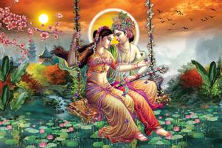 HD PRINT HOUSE Religious Multicolor Wallpaper
