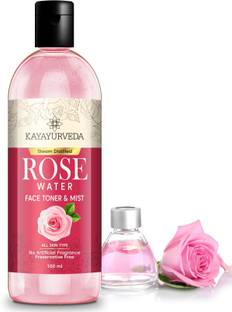 KAYAYURVEDA 100% Pure Rose Water (Gulab Jal) for Face & Skin Care - Men & Women Face Wash