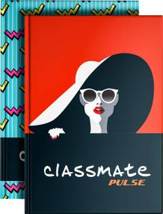 Classmate Pulse All Purpose Journal Hard Cover: A5 Notebook Single Line 192 Pages