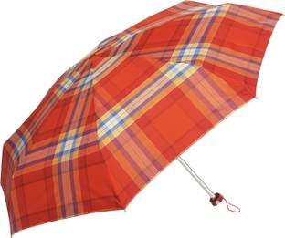 Popy Nano5-fold Check Print 4 Umbrella