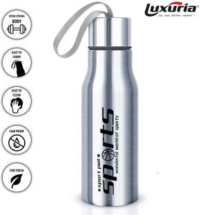 Luxuria Sports Pure Stainless Steel Bottle 500 ml Water Bottle ( Multiple Color) 500 ml Bottle