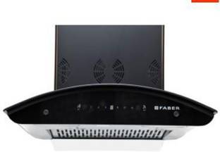 FABER HOOD CREST 3D PLUS IND HC SC BK 60 Auto Clean Wall Mounted Black 1275 CMH Chimney