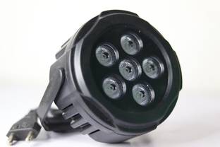 HexaGear RGB 6 Led Disco PAR light, stage light, festival light (Diameter:15cm) Single Disco Ball