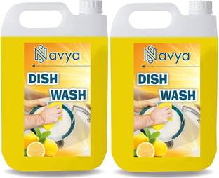 NAVYA 10 LTR Non Acidic dish wash Liquid Detergent (10l) Dish Cleaning Gel