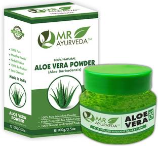 MR Ayurveda 100% Natural Aloe Vera Gel and Aloe Vera Powder - Combo Pack