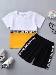Lofn Baby Boys & Baby Girls Casual T-shirt Shorts