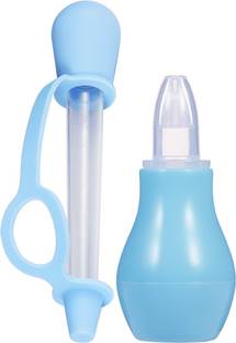 Buddsbuddy Silicone Nasal Aspirator + Medicine Dropper, 2pcs Manual Nasal Aspirator