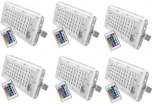 SG Flash Pack of 6 - 50 Watt Brick Ultra Bright lens Led Flood Light (RGB 50W) Flood Light Outdoor Lamp