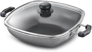 Prestige Omega Select Plus Square Kadhai 20 cm diameter with Lid 2 L capacity